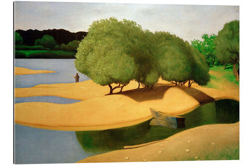 Tableau en plexi-alu Bancs de sable sur la Loire