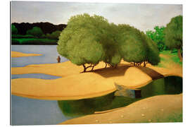 Tableau en plexi-alu Bancs de sable sur la Loire