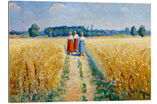 Gallery print Three women on a path