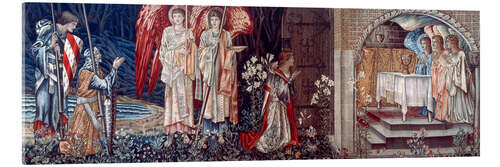 Akrylbilde The Achievement of the Grail (Tapestry)