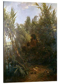 Magnettafel Pan im Schilf