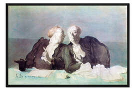 Gerahmter Kunstdruck Das entscheidende Argument