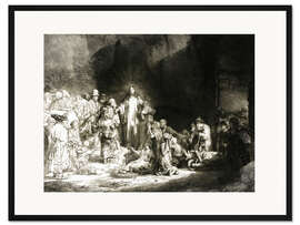 Gerahmter Kunstdruck Hundertguldenblatt