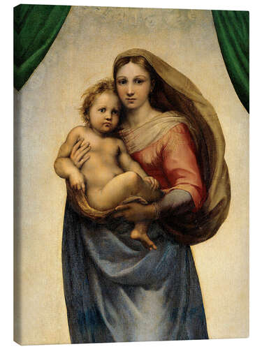 Canvas print Sistine Madonna