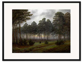 Gerahmter Kunstdruck Der Abend