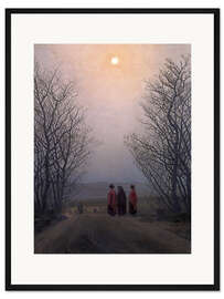 Gerahmter Kunstdruck Ostermorgen