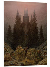 Quadro em PVC Crucifix in Forest