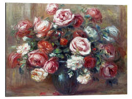 Print på aluminium Still life with roses