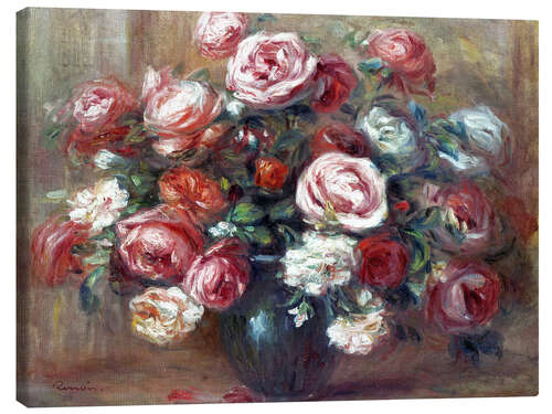 Canvas print Still life with roses