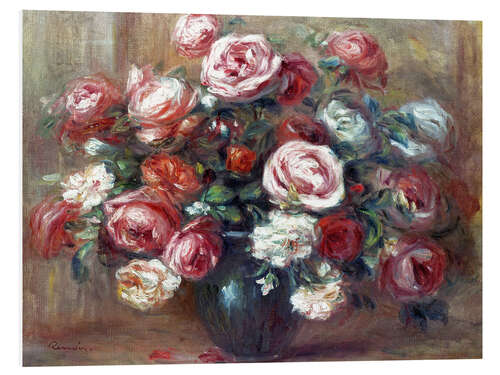 Bilde på skumplate Still life with roses