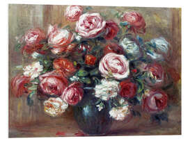 Foam board print Still life with roses