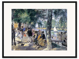 Gerahmter Kunstdruck An der Seine