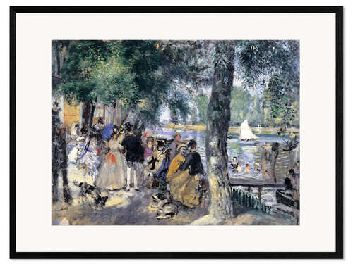Stampa artistica con cornice Bath in the Seine