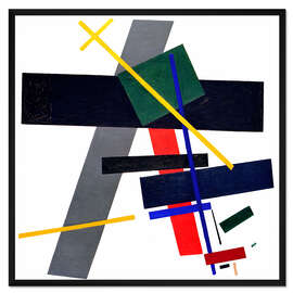 Gerahmter Kunstdruck Suprematistische Komposition 3