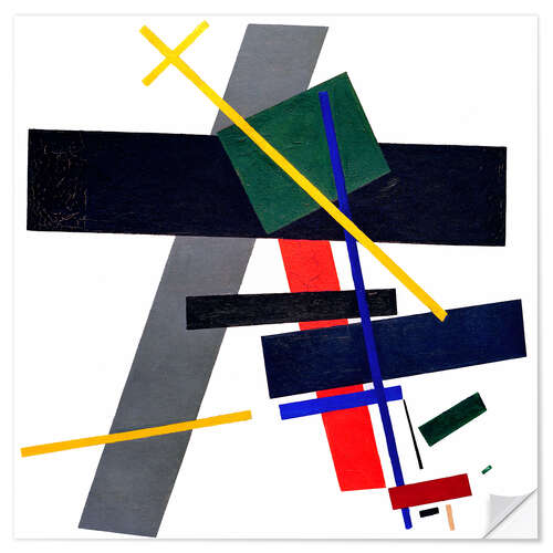 Naklejka na ścianę Suprematist Composition 3