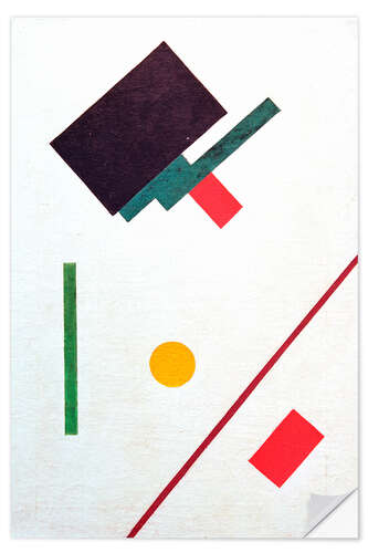 Selvklebende plakat Suprematism, 1920