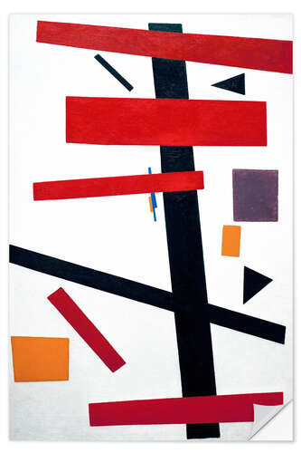 Selvklebende plakat Suprematism No. 50