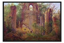 Gerahmter Kunstdruck Klosterruine Eldena
