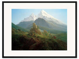Gerahmter Kunstdruck Der Watzmann