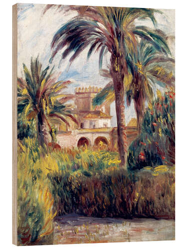 Wood print Le Jardin d'Essai