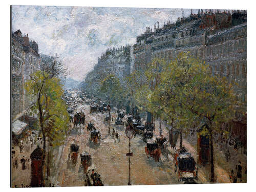 Tableau en aluminium Boulevard Montmartre, Printemps