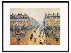 Gerahmter Kunstdruck Avenue de l'Opéra