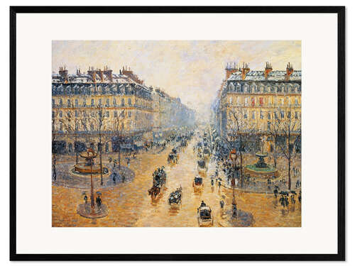 Kunsttryk i ramme Avenue de l'Opéra