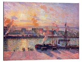 Magnettafel Sonnenuntergang in Rouen