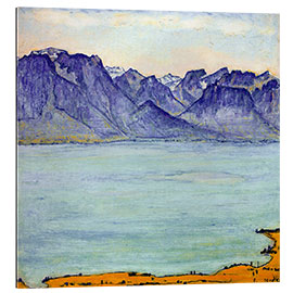 Gallery print Lake Geneva near Chamby