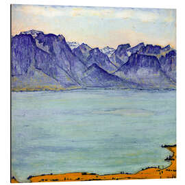 Magnettafel Genfersee bei Chamby