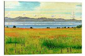 Magnettafel Genfersee von Saint-Prex aus