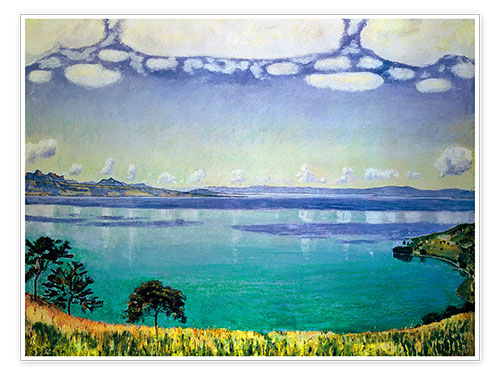 Poster Lake Geneva from Chexbres