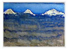 Poster Eiger, Mönch und Jungfrau