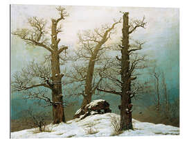 Gallery print Megalithic grave in the snow