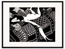 Gerahmter Kunstdruck Die Trägheit