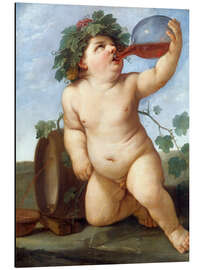 Magnettafel Trinkender Bacchusknabe