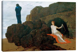 Tableau sur toile Ulysse et Calypso
