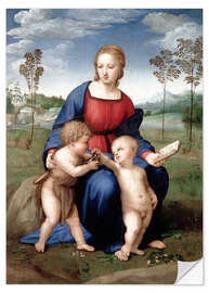 Muursticker Madonna del Cardellino