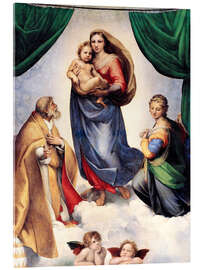 Acrylglasbild  Sixtinische Madonna - Raffael