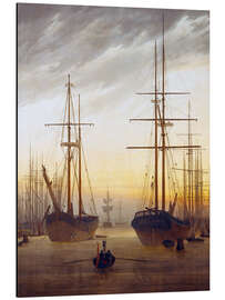 Magnettafel Ansicht eines Hafens