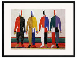 Gerahmter Kunstdruck Sportler