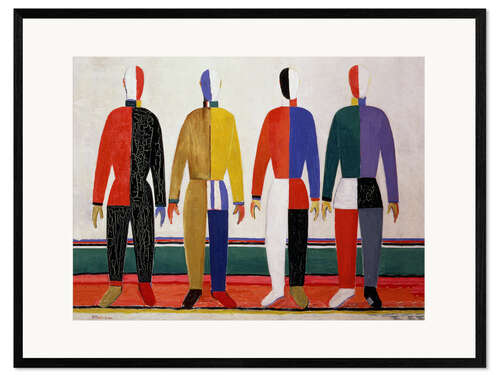 Gerahmter Kunstdruck Sportler