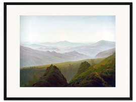 Gerahmter Kunstdruck Der Morgen im Gebirge