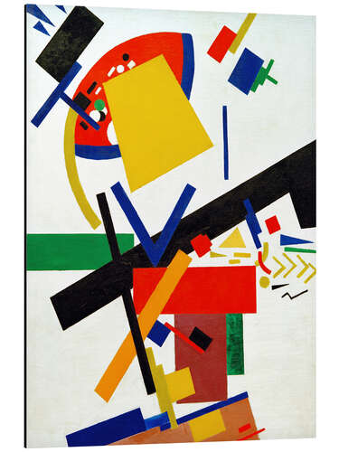 Alubild Suprematistische Komposition ohne Titel, 1915