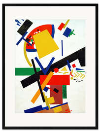 Impresión de arte enmarcada Untitled suprematist composition, 1915