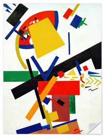 Selvklebende plakat Untitled suprematist composition, 1915