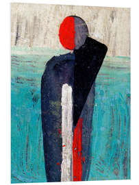 Foam board print Symbolist figure