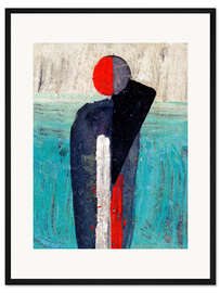 Gerahmter Kunstdruck Symbolistische Figur