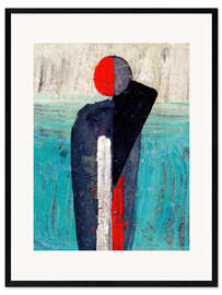 Framed art print Symbolist figure