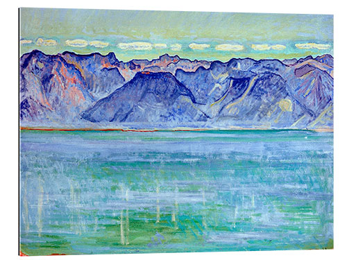 Galleritryk Lake Geneva with Savoyerberge